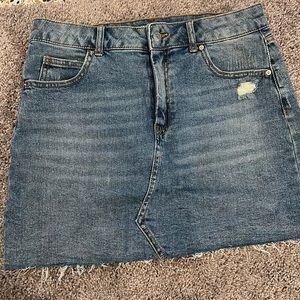 Short Jean Skirt